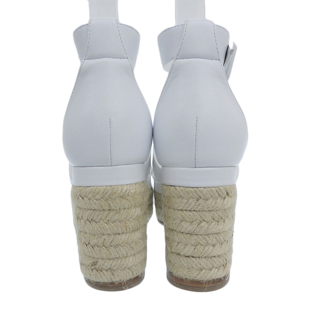 HERMES エルメス 新品同様 エルダ レザーストラップ エスパドリーユ