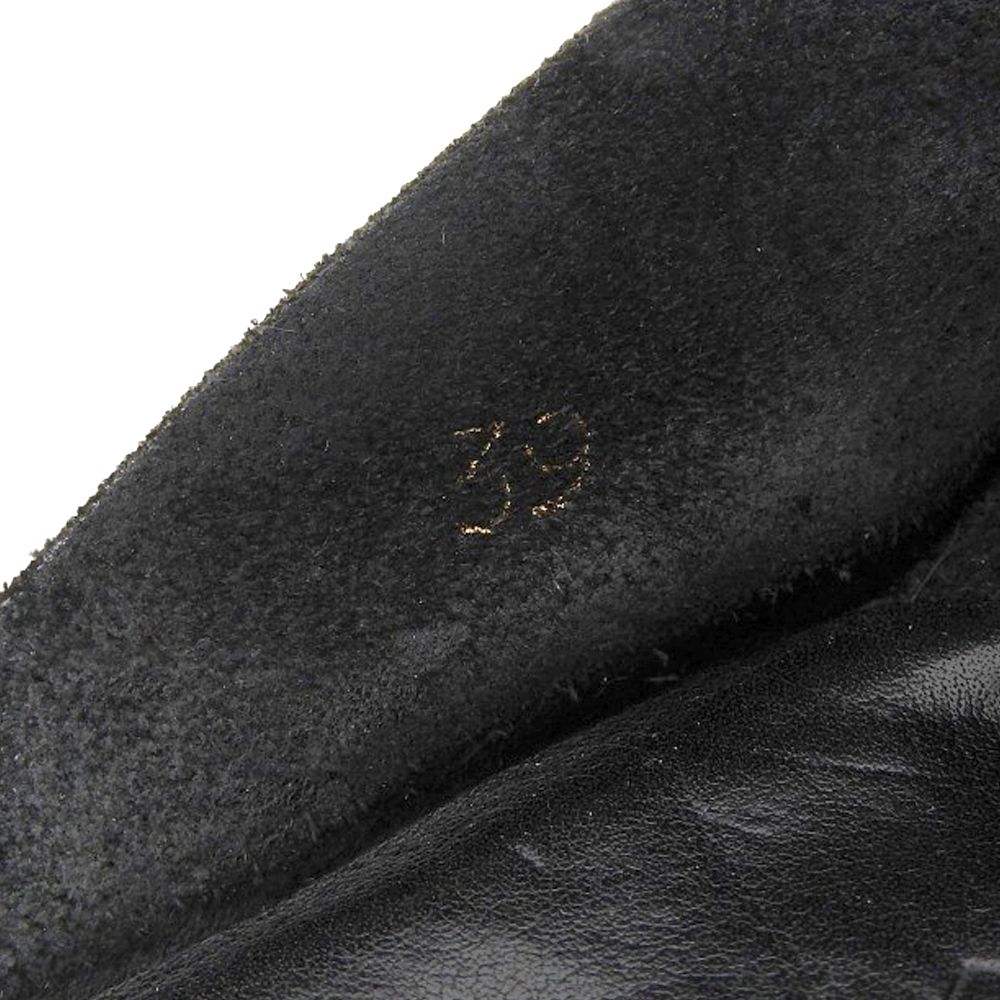  trippen トリッペン Armadillo ティアードデザイン レザーストラップシューズ レディース 黒 ブラック 39 その他 靴