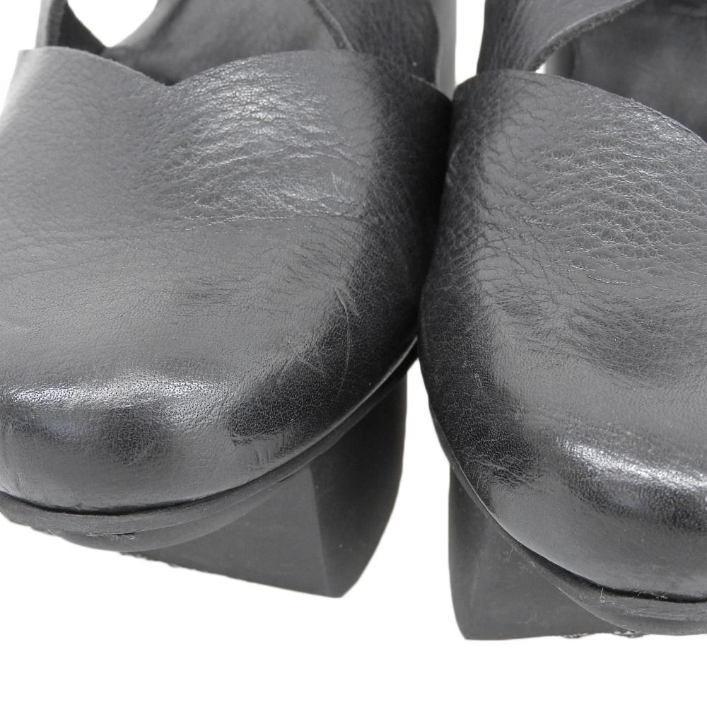 編み込みデザイン レザーシューズ