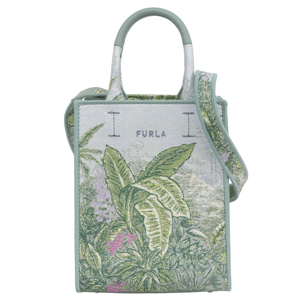 FURLA フルラ 美品 キャンバス 2WAY バッグ ショルダー トートバッグ