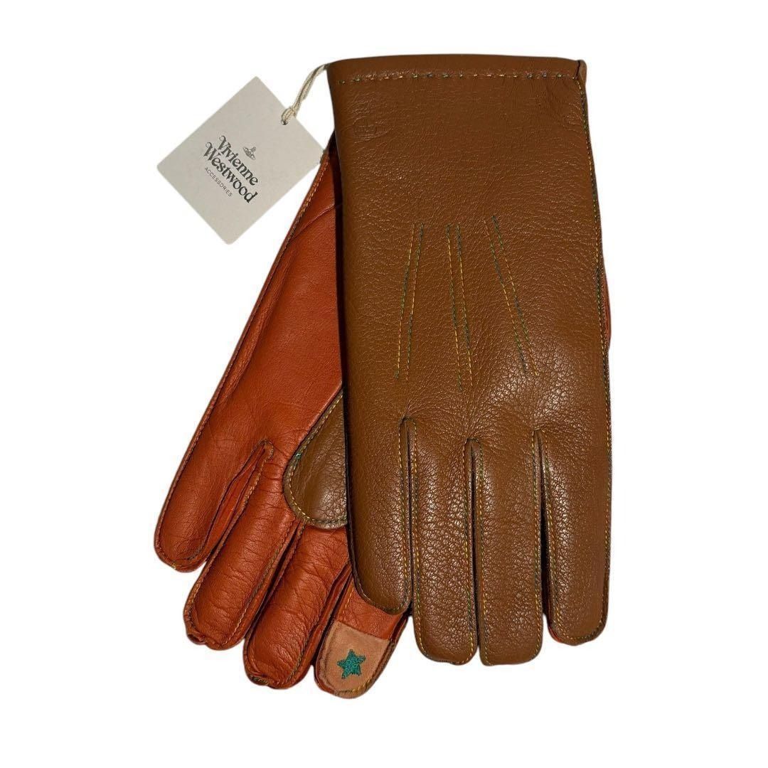 タグ付き・未使用品】 ヴィヴィアン ウエストウッド 手袋 レザー