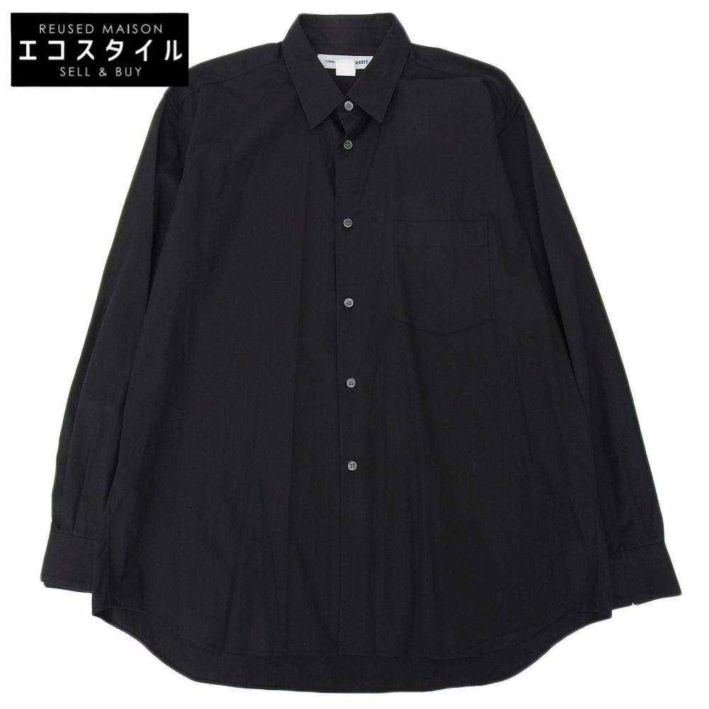 COMME des GARCONS SHIRT コムデギャルソンシャツ WIDE CLASSIC 長袖シャツ トップス メンズ ブラック M FZ B 011
