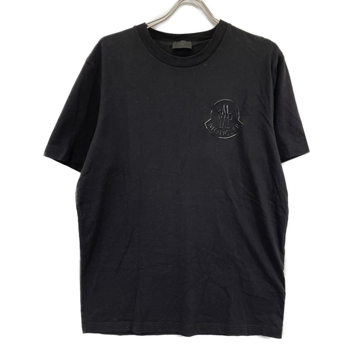 MONCLER モンクレール 24年製 ﾌﾞﾗｯｸ ｺｯﾄﾝ Tｼｬﾂ XL - メルカリ