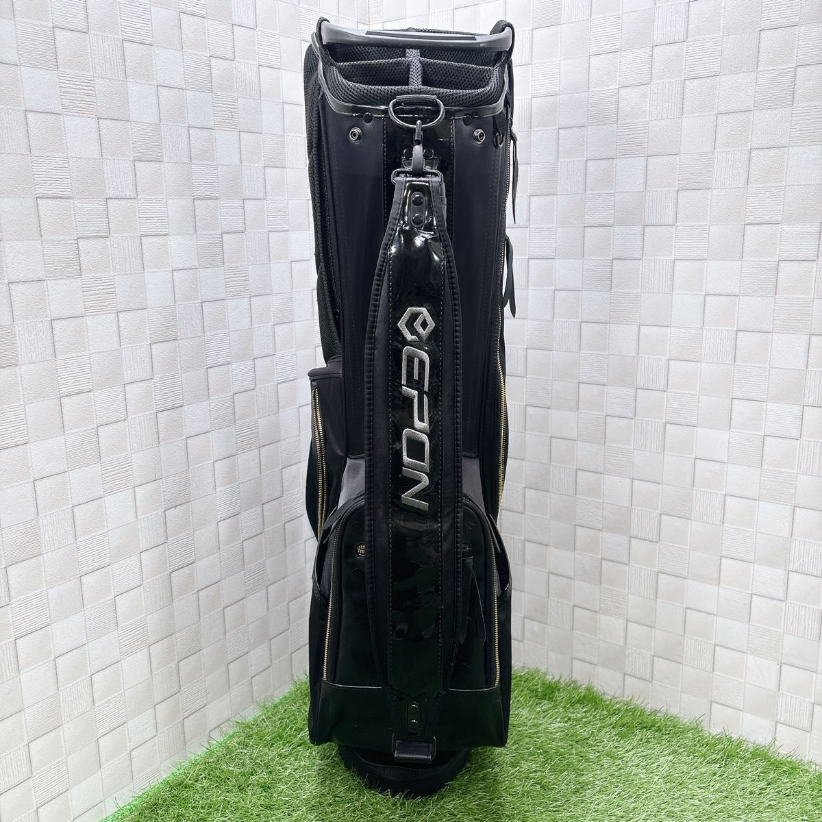  エポン キャディバッグ スタンド式 ブラック 9インチ EPON FORGED カートバッグ ゴルフバッグ キャディバッグ ゴルフ