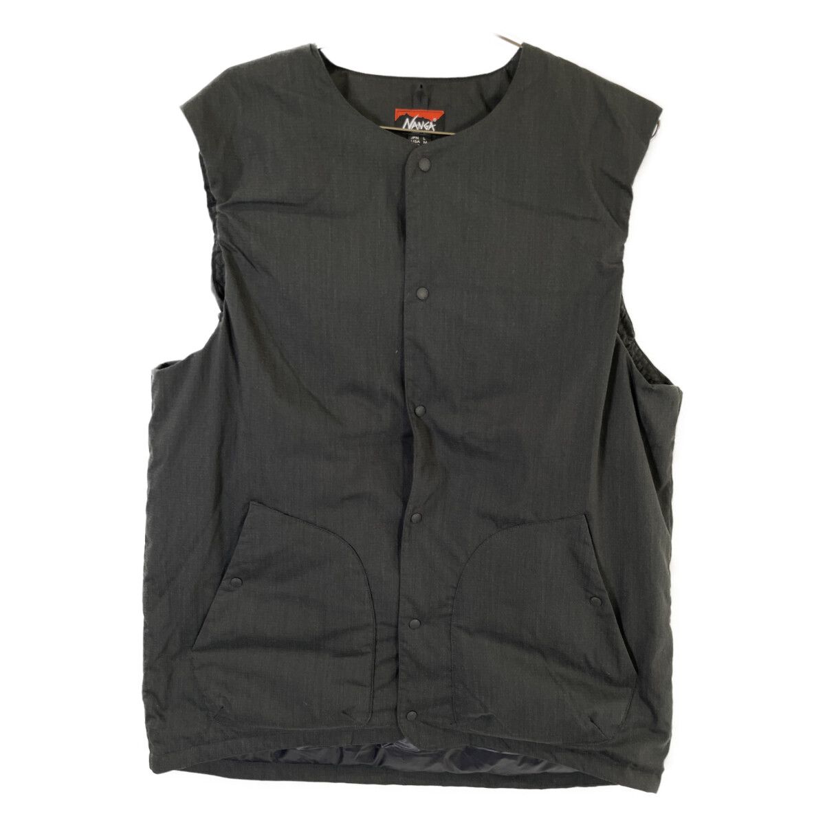 NANGA ナンガ 【美品】K23A52 TAKIBI RIPSTOP INNER DOWN VEST 焚火