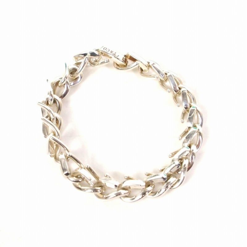 ティファニー TIFFANY CO フォージ ブレスレット ミディアム シルバー
