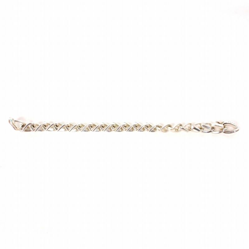 ティファニー TIFFANY CO フォージ ブレスレット ミディアム シルバー