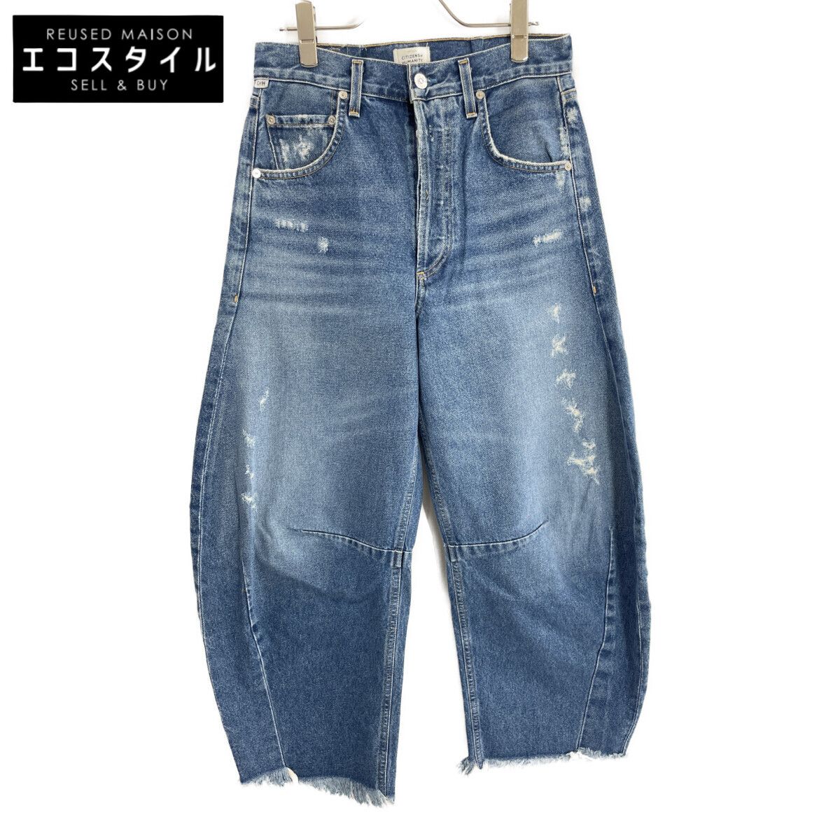 of シチズンズオブヒューマニティー 1972 B-769 ワイド コクーン カーブデニム パンツ 26