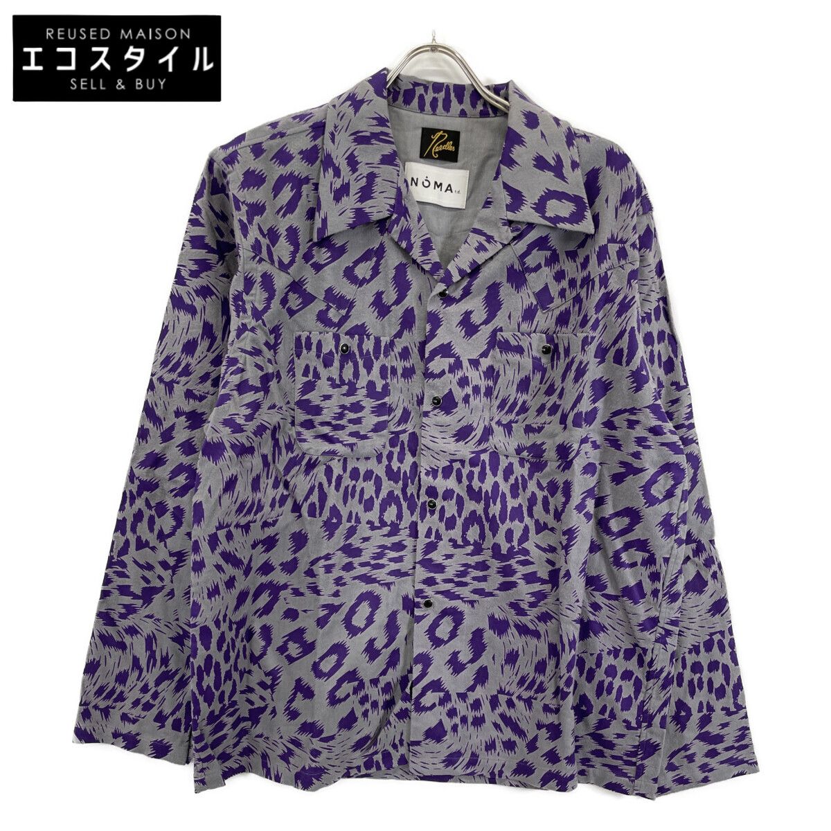 NOMA t d ノーマティーディー N 36 NNSH 01 ﾆｰﾄﾞﾙｽﾞ ﾚｵﾊﾟｰﾄﾞ ｵｰﾌﾟﾝｶﾗｰ ｼｬﾂ L