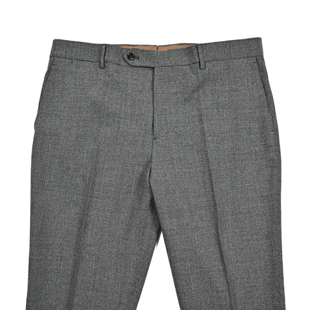 ベルウィッチ raffi ダークグレースラックス BERWICH ベルウィッチ / YRETRO LONG ヴァージンウール100% ノータック