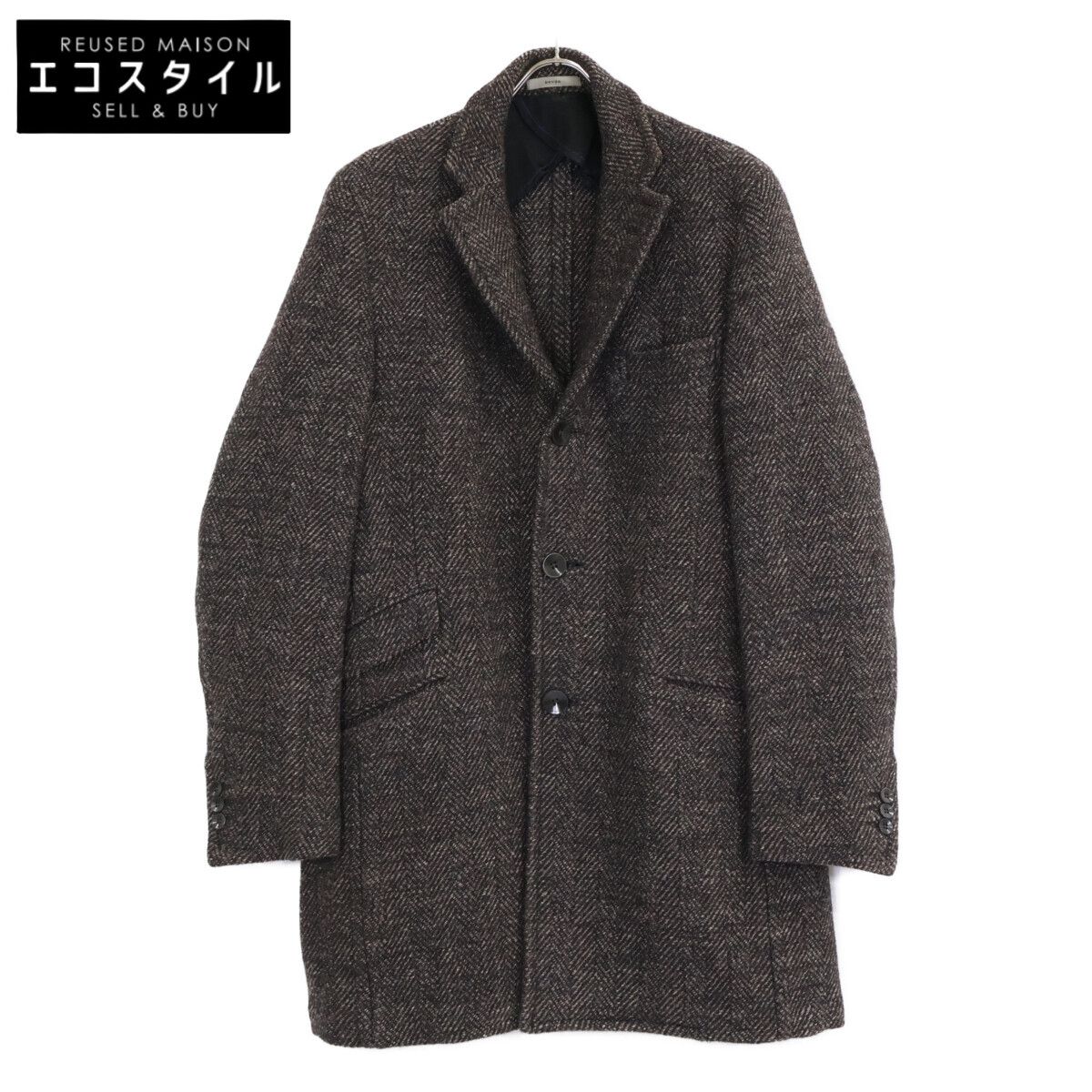 BOGLIOLI ボリオリ C3101E DOVERﾄﾞｰｳﾞｧｰ ﾂｲｰﾄﾞ ﾁｪｽﾀｰｺｰﾄ 50 - メルカリ