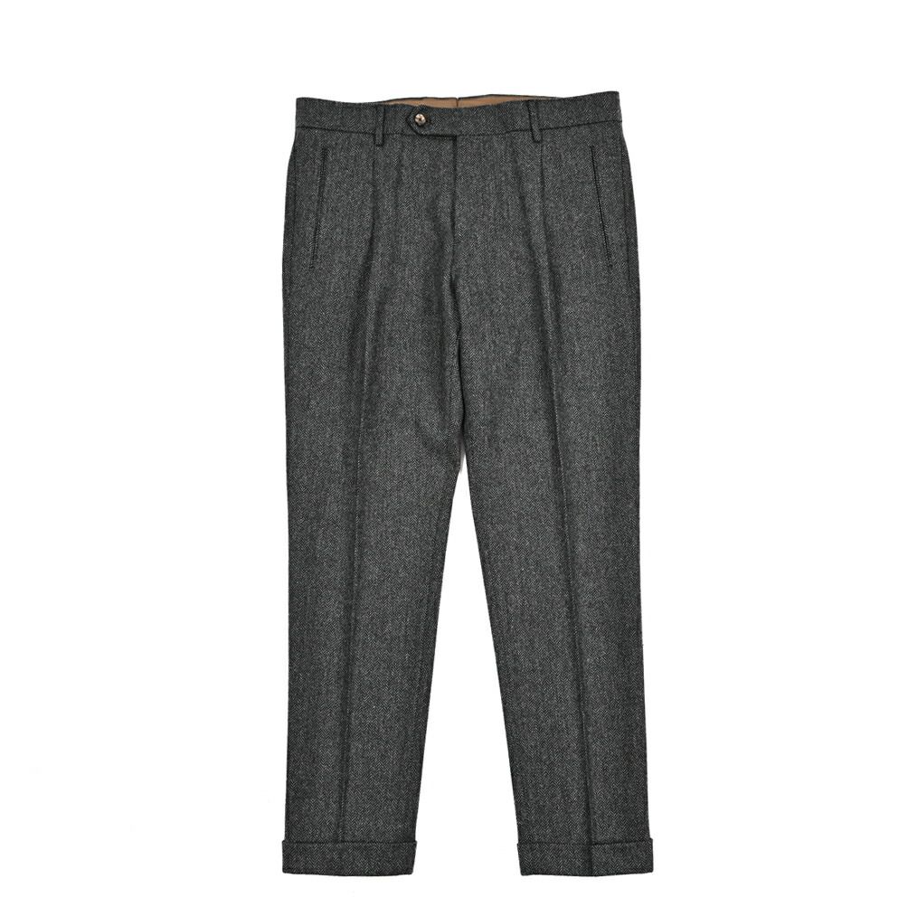 BERWICH ベルウィッチ / RETRO ウール100% ワンタックヘリンボーン