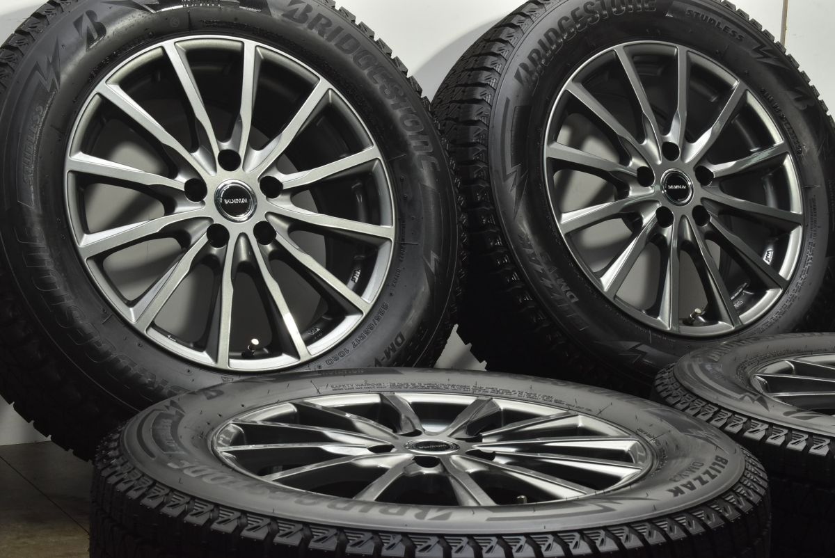 超バリ溝 バルミナ 17 in 7 J 38 PCD 114 3 ブリヂストン ブリザック DM V 225 65 R レクサス NX ハリアー RAV 4 CX 5 8 CR