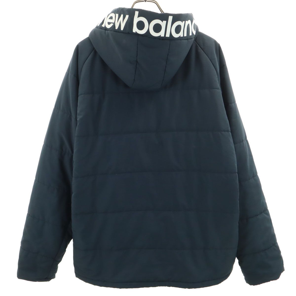 NEW BALANCE ニューバランス 中綿ジャケット 2XL ネイビー メンズ 古着 