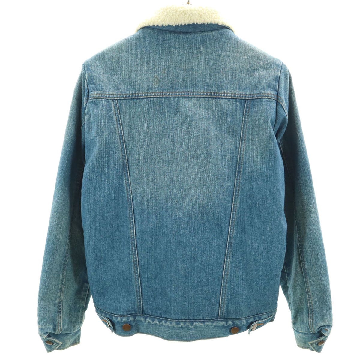 Gジャン/デニムジャケット wrangler× beams 別注 デニムボアジャケット