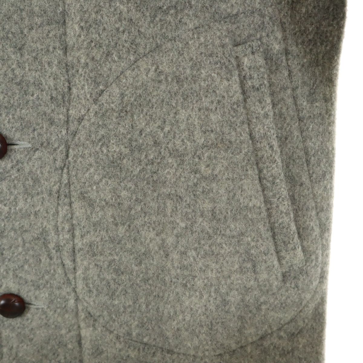 Danton ダントン ウールモッサ ロングコート 38 グレー レディース