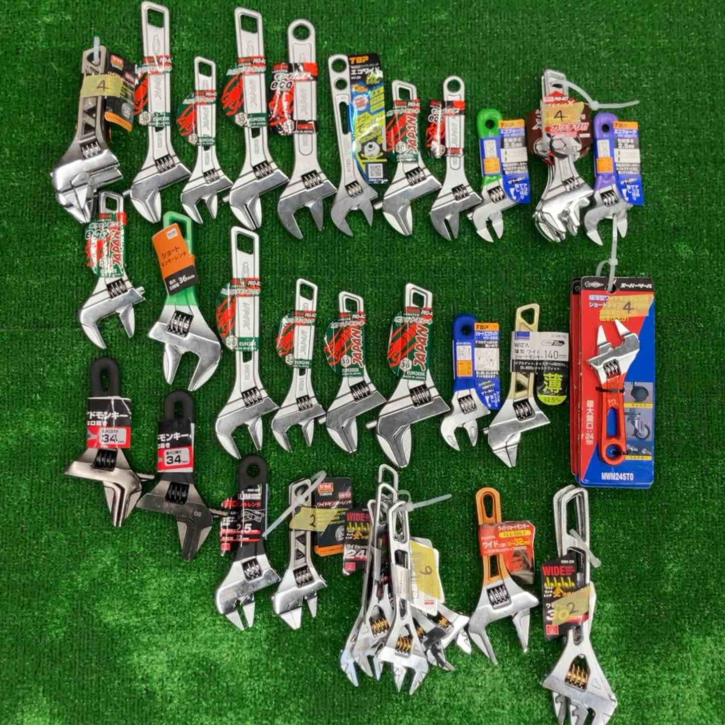 モンキーレンチ まとめ サイズ メーカー混同