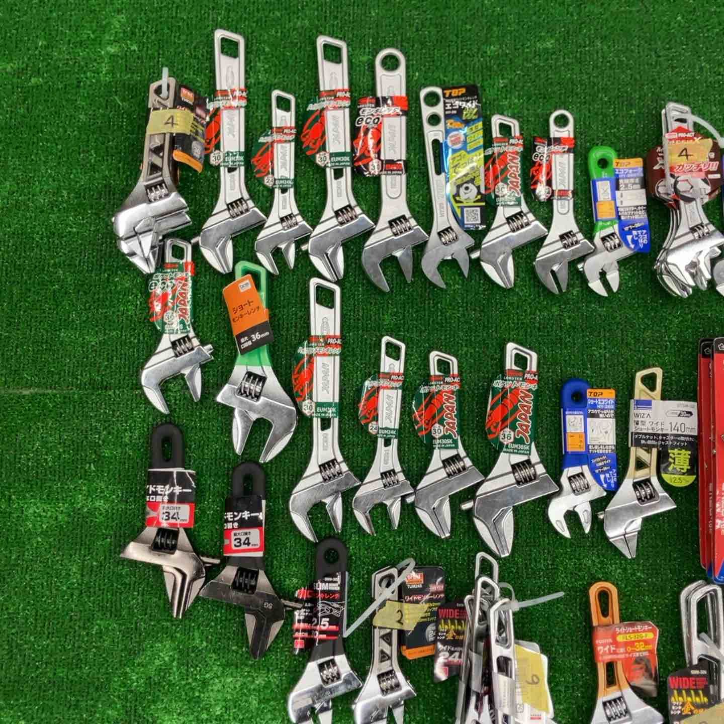 まとめ売り モンキーレンチ まとめ サイズ メーカー混同