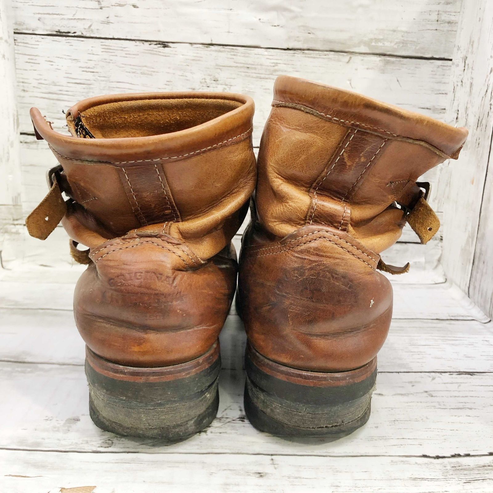 Chippewa チペワ ショート エンジニア ブーツ ワークブーツ レザー 
