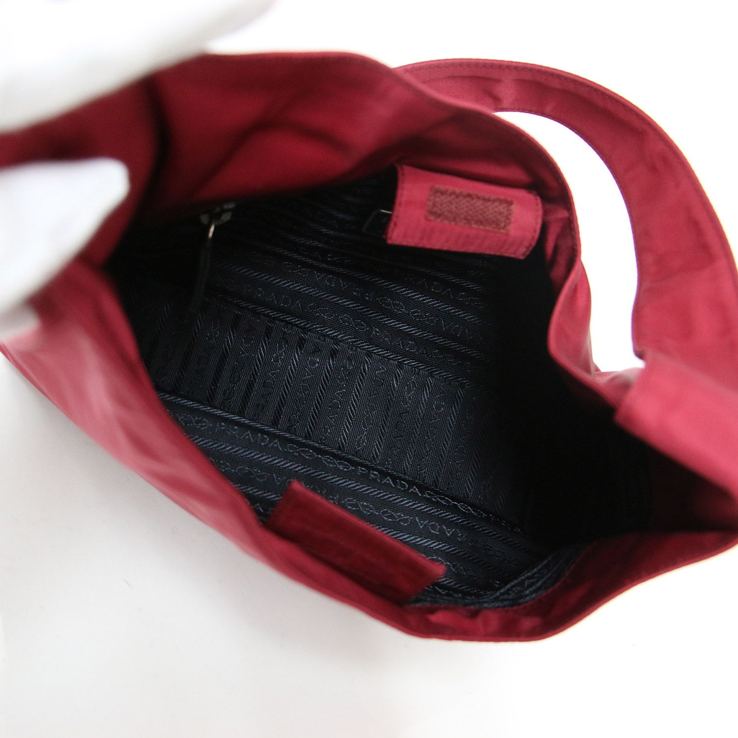 PRADAプラダナイロン三角ロゴハンドバッグヴィンテージ PRADA プラダ トライアングルロゴ ナイロン ハンドバッグ ブラック