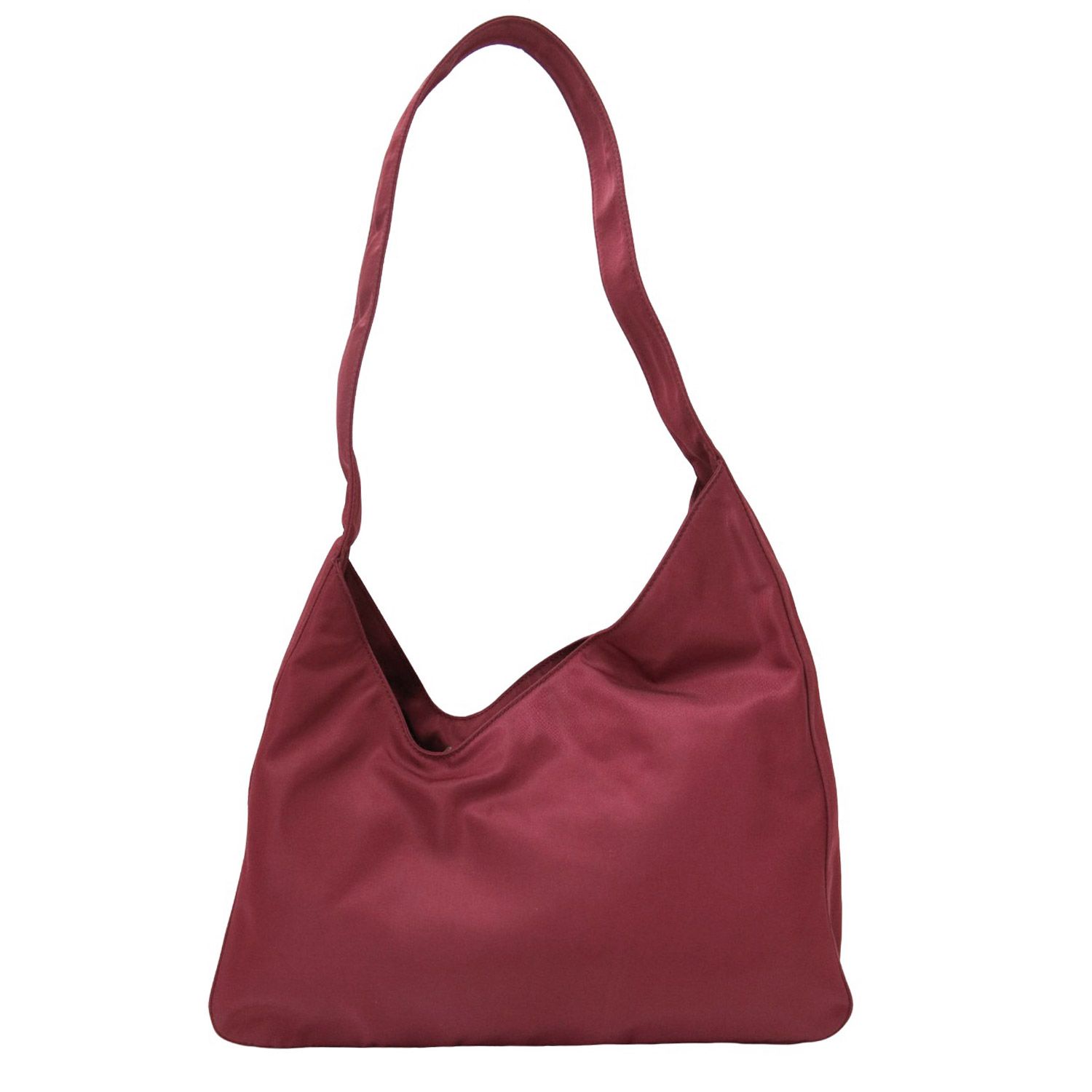 PRADA プラダ バッグ ワンショルダー レッド 赤 ナイロン 三角プレート