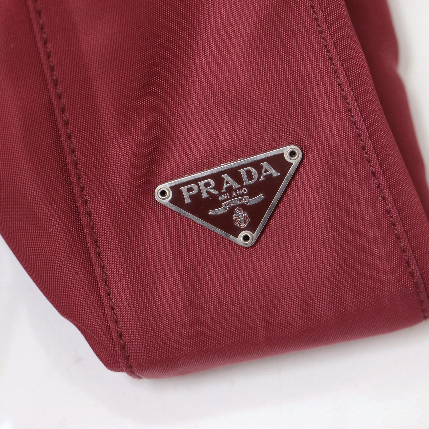 美品✨PRADA 三角ロゴプレート　ハンドバッグ　ナイロン　レッド　肩掛け 楽天市場】プラダ 三角ロゴプレート ハンドバッグ ショルダーバッグ