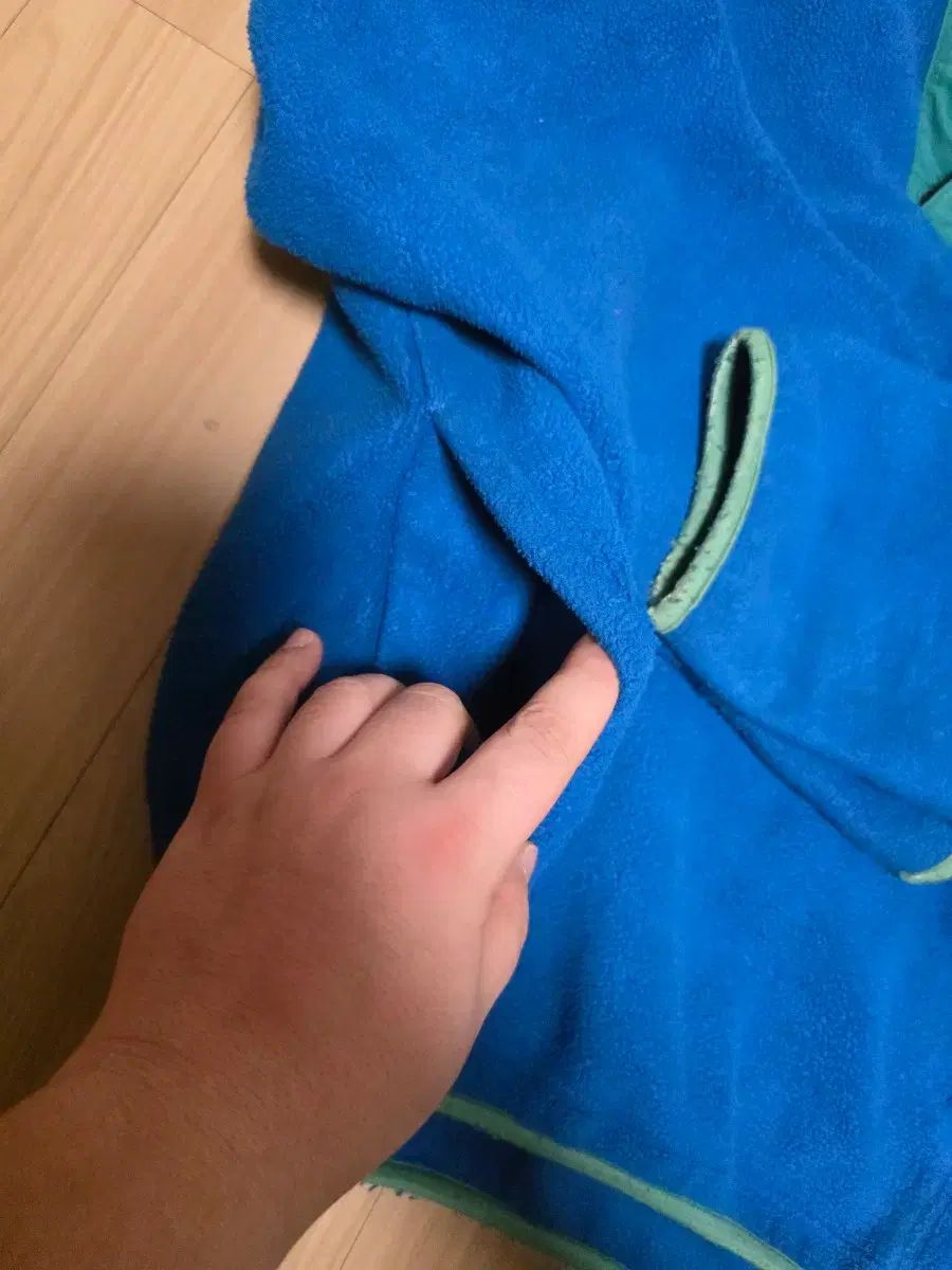 パタゴニア ブルー Synchilla シンチラ フリース プルオーバー フーディ Mサイズ