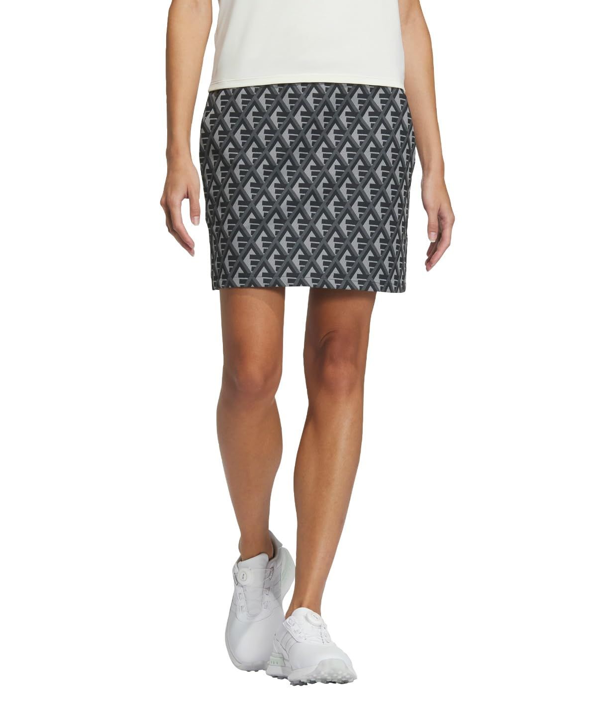 アディダスゴルフ ゴルフスカート マルチカラードBOSプリントスカート レディース ブラック Free Size