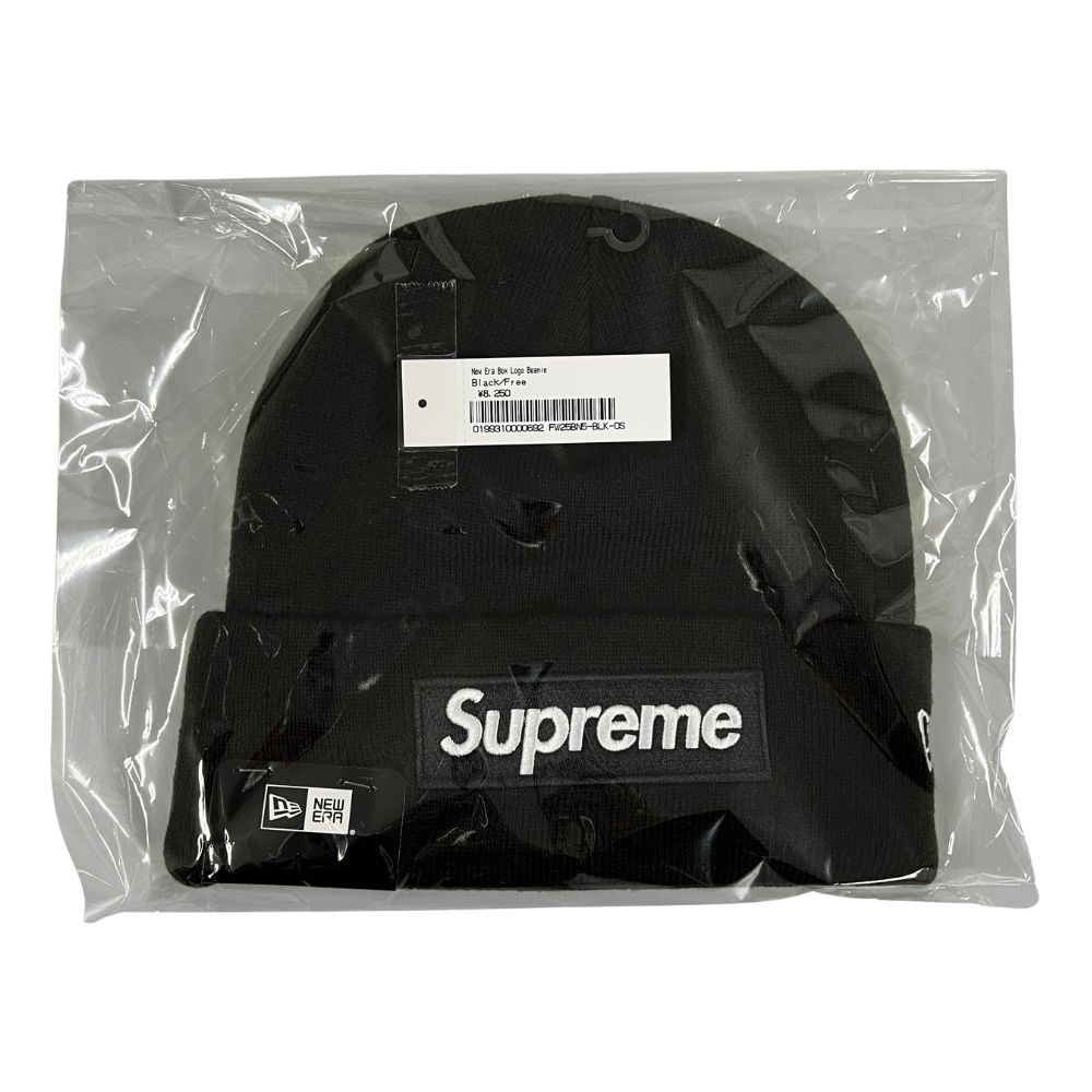SUPREME シュプリーム Era 25 AW Box Logo Beanie ニットキャップ ブラック サイズフリー 45114