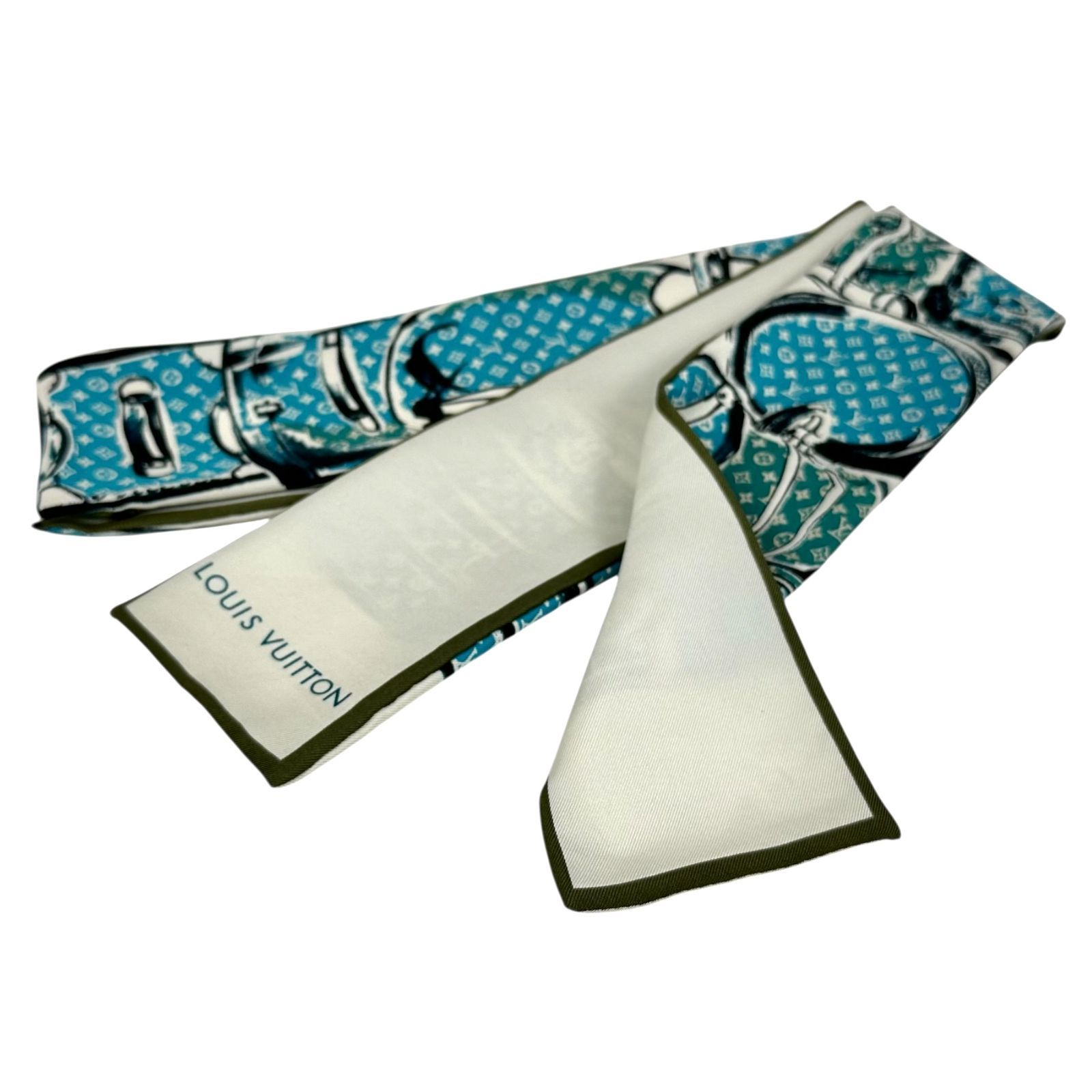 Louis Vuitton】ルイ・ヴィトン バンドー スカーフ タグなし M75696