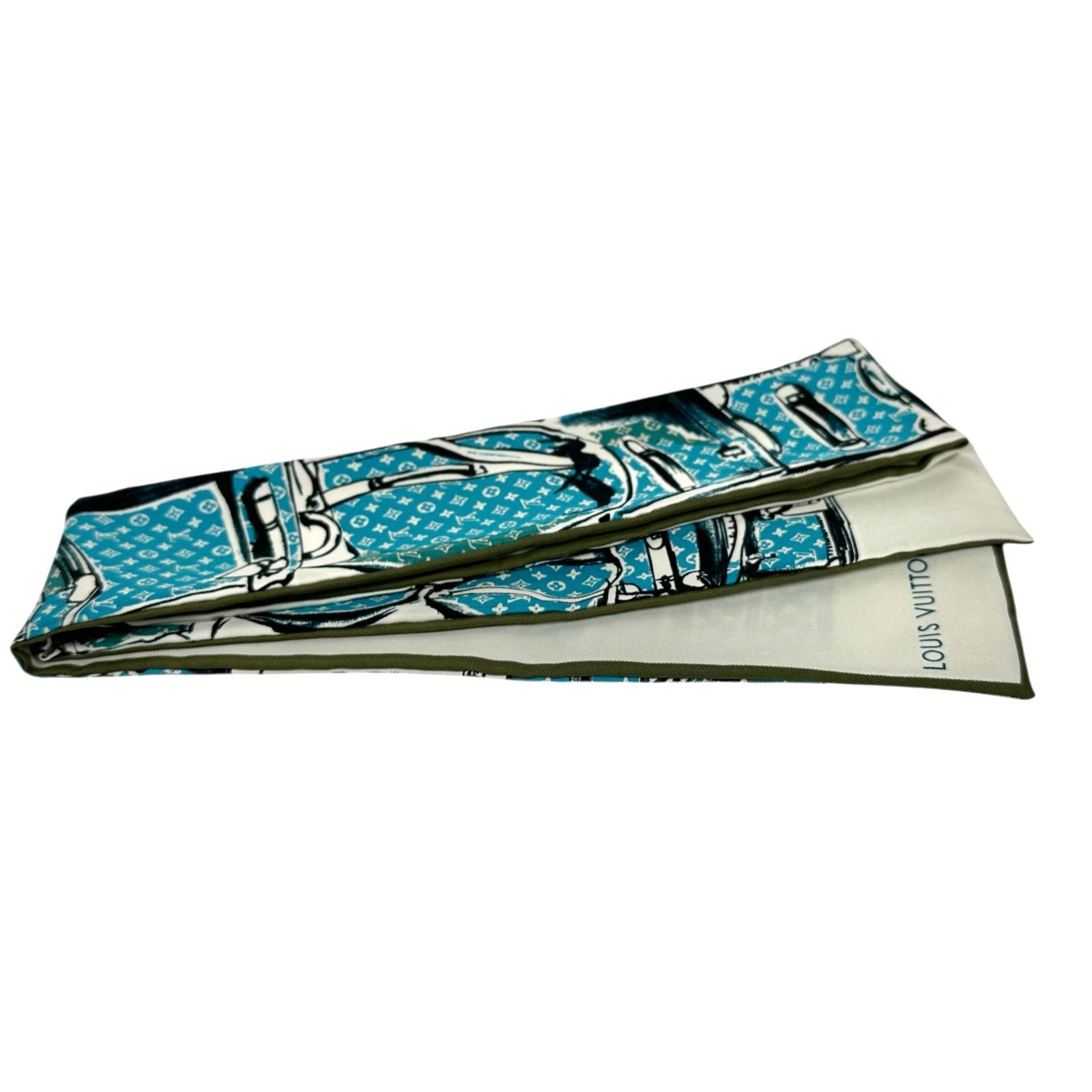 Louis Vuitton】ルイ・ヴィトン バンドー スカーフ タグなし M75696