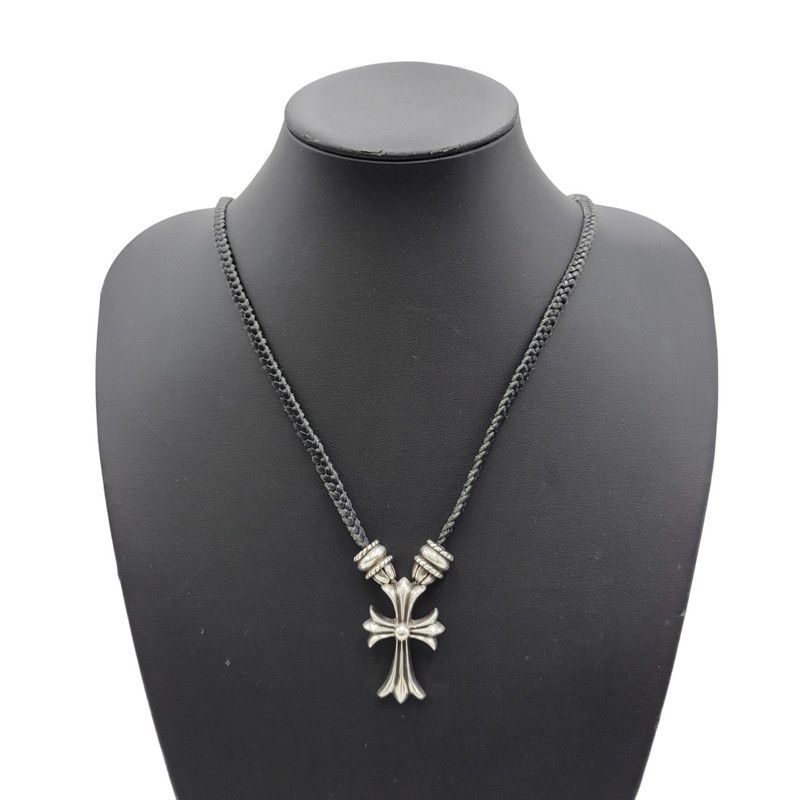 最終値下げクロムハーツ　レザーブレイド　中古 楽天市場】CHROME HEARTS STAR LEATHER BRAID クロムハーツ STAR