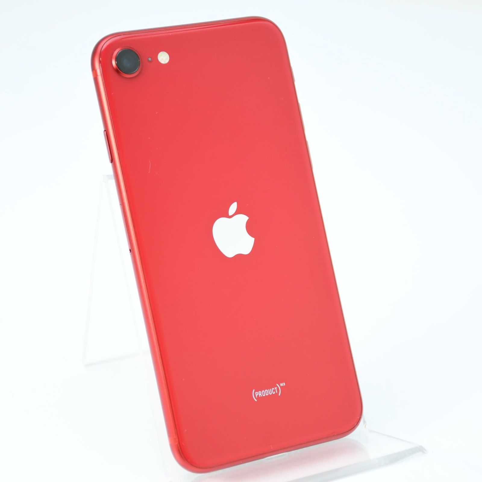 美品　iPhoneSE 第二世代64G 純正バッテリー81% レッド 美品＊純正バッテリー81％】au SIMフリー iPhone SE 第2世代 64GB