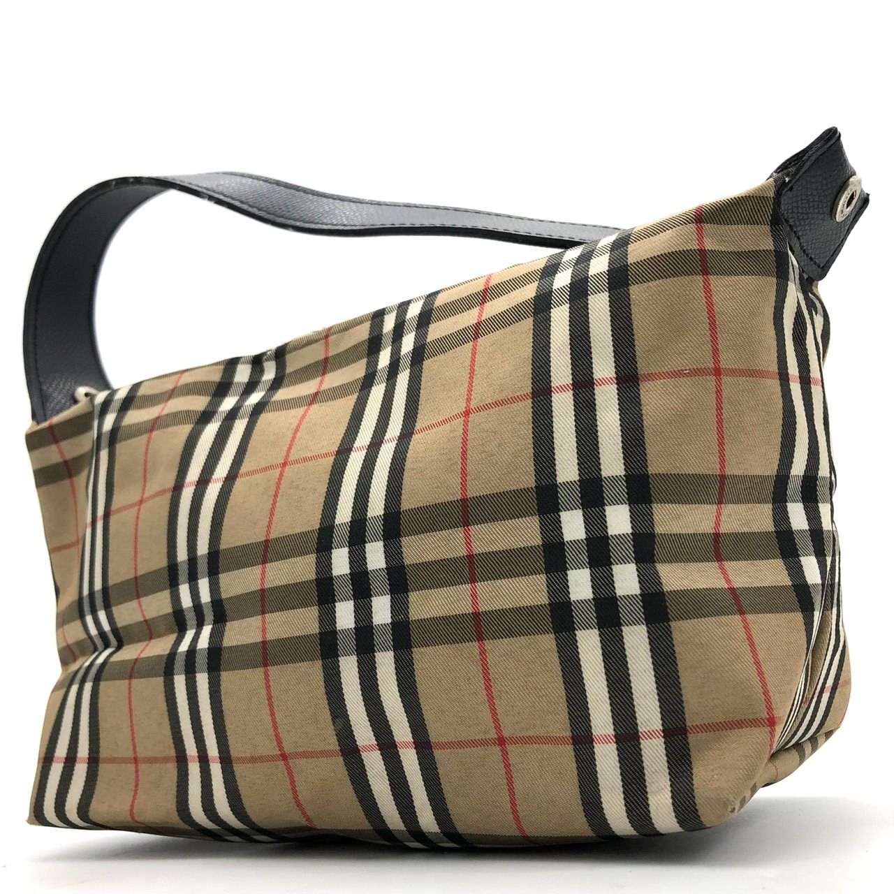 Burberry ノバチェック ミニハンドバッグ ポーチ バーバリーロンドン ノバチェック ハンドバッグ ミニバッグ イタリア製