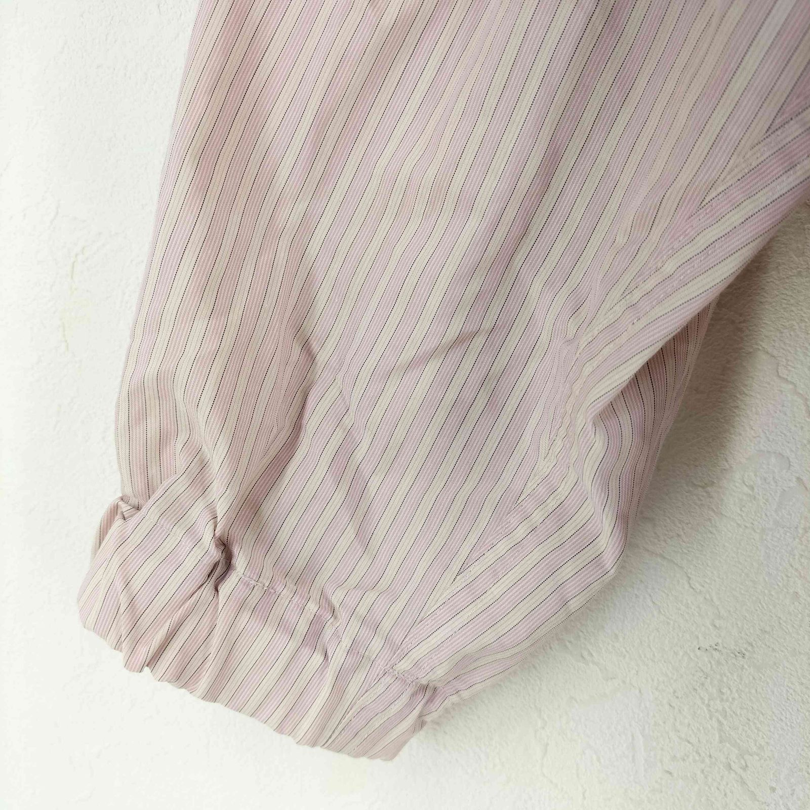 オーラリー AURALEE FINX POLYESTER STRIPE HOODED ZIP P/O メンズ JPN