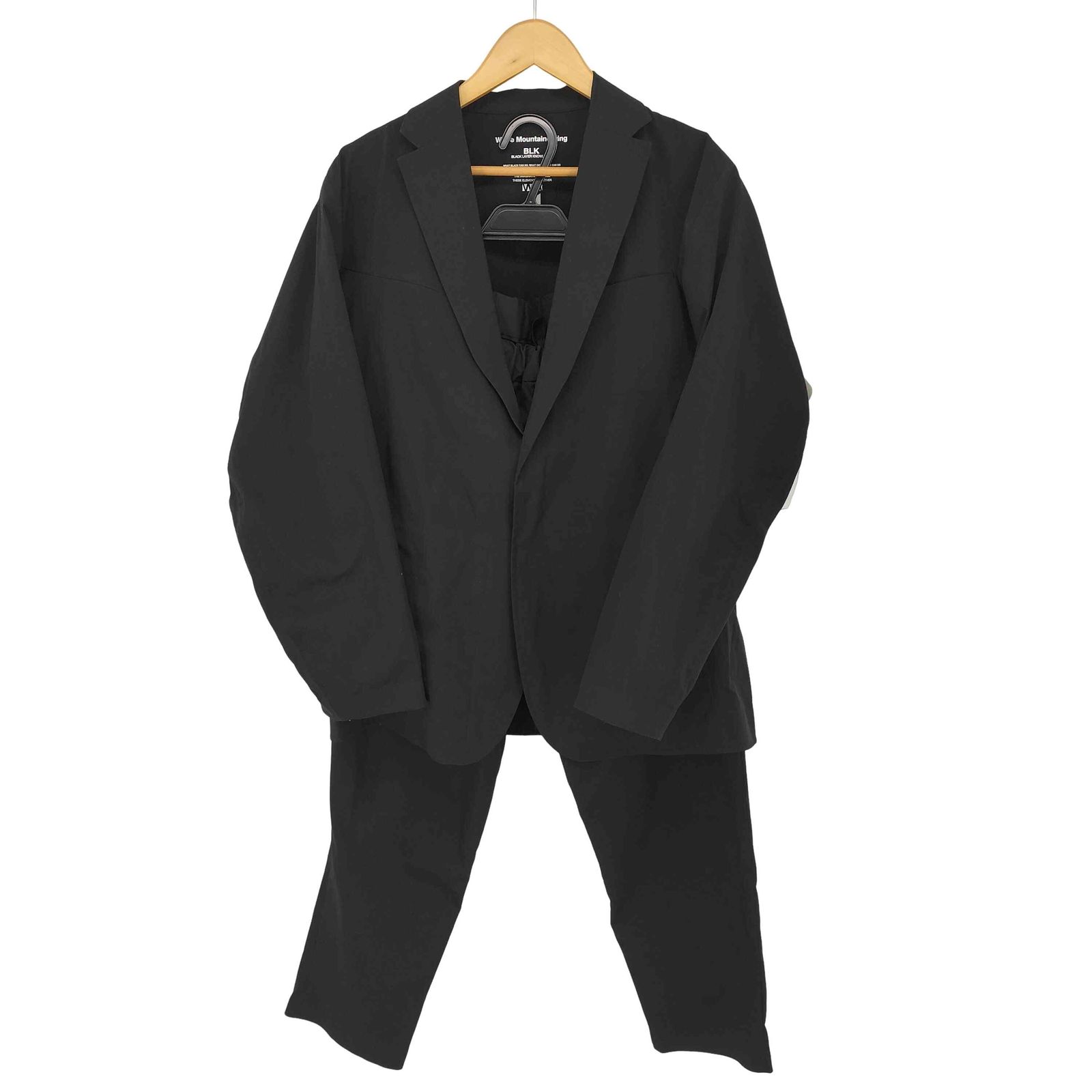 ホワイトマウンテニアリング WHITE SOLOTEX LAPEL JACKET|SOLOTEX 3 TUCKED EASY TAPERED PANTS セットアップ メンズ JKT 0|PANT 1