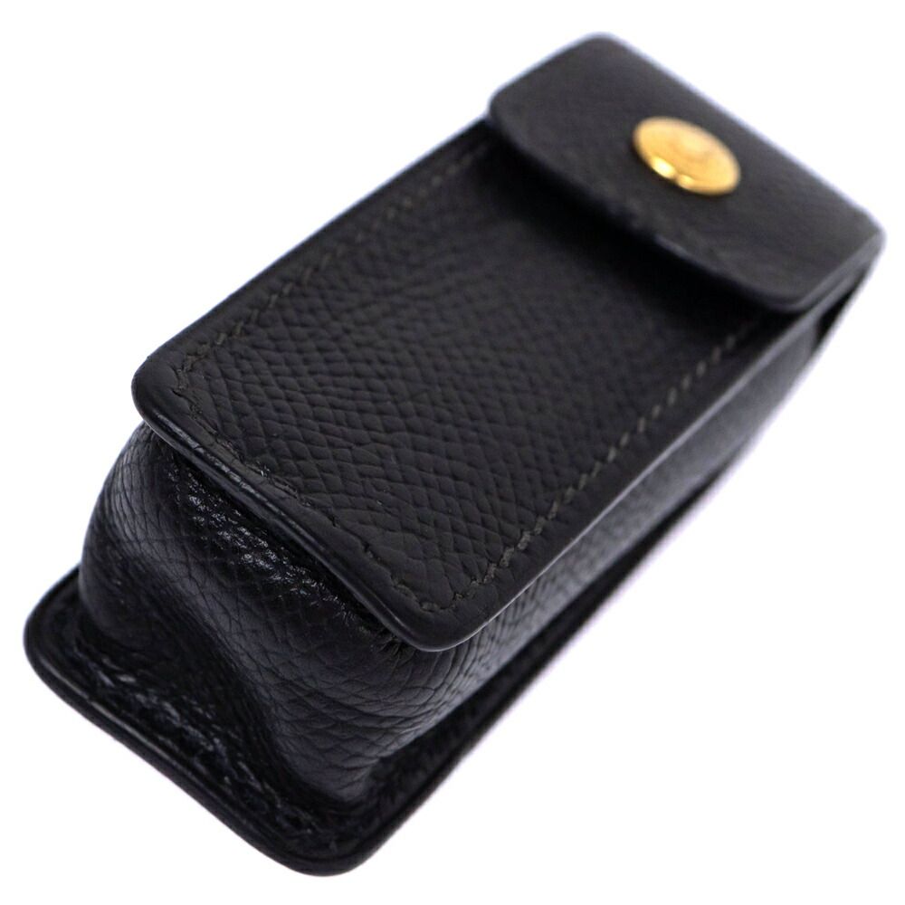 名東】エルメス ガムケース 黒 セール クシュベル ゴールド金具 印鑑