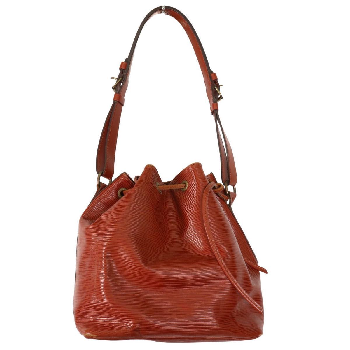 LOUIS VUITTON ルイヴィトン エピ プチノエ 巾着 レザー ショルダー