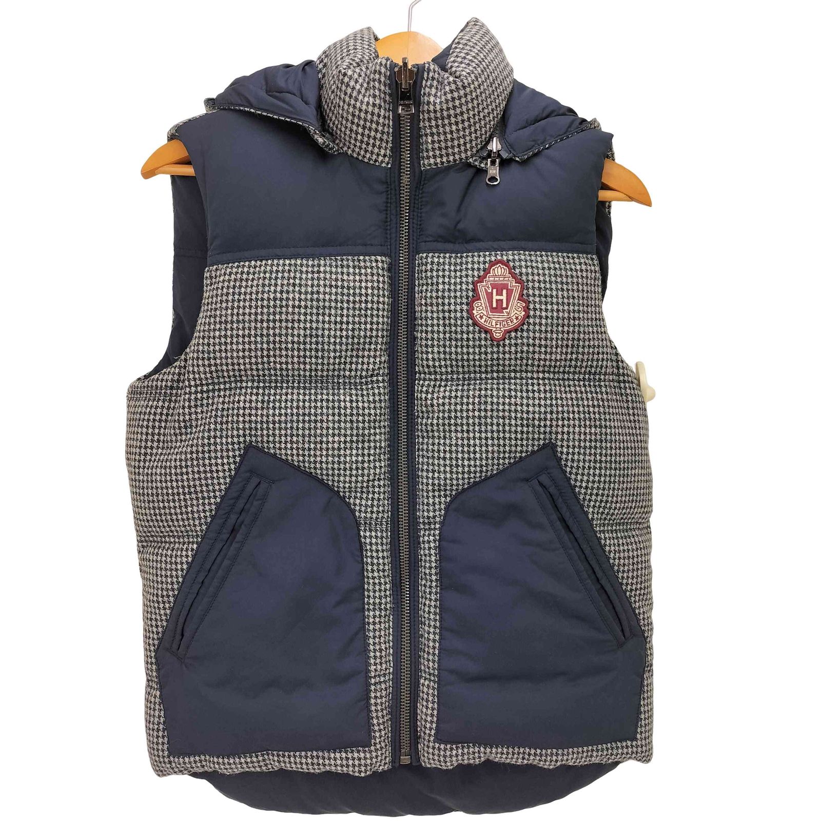 トミー　リバーシブル　ベスト トミーヒルフィガー TOMMY HILFIGER リバーシブル ダウンベスト メンズ