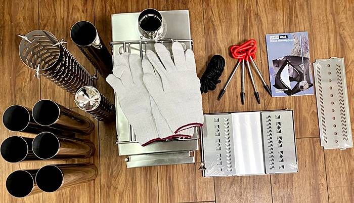 展示品】コストコ サウナテント ストーブ付 57625 電気ガス不要/庭や