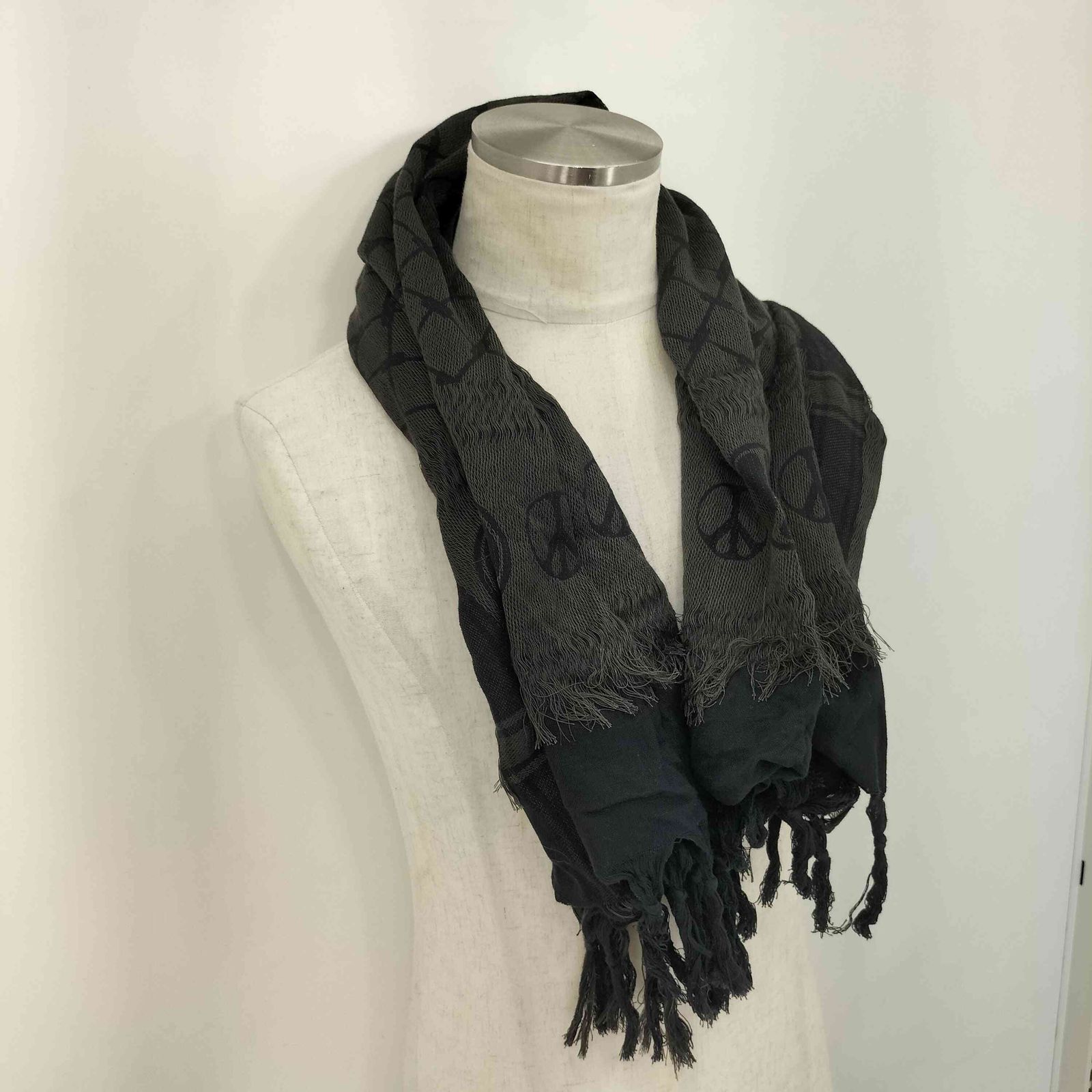 ネイバーフッド NEIGHBORHOOD 90-00s フリンジデザイン 総柄 大判