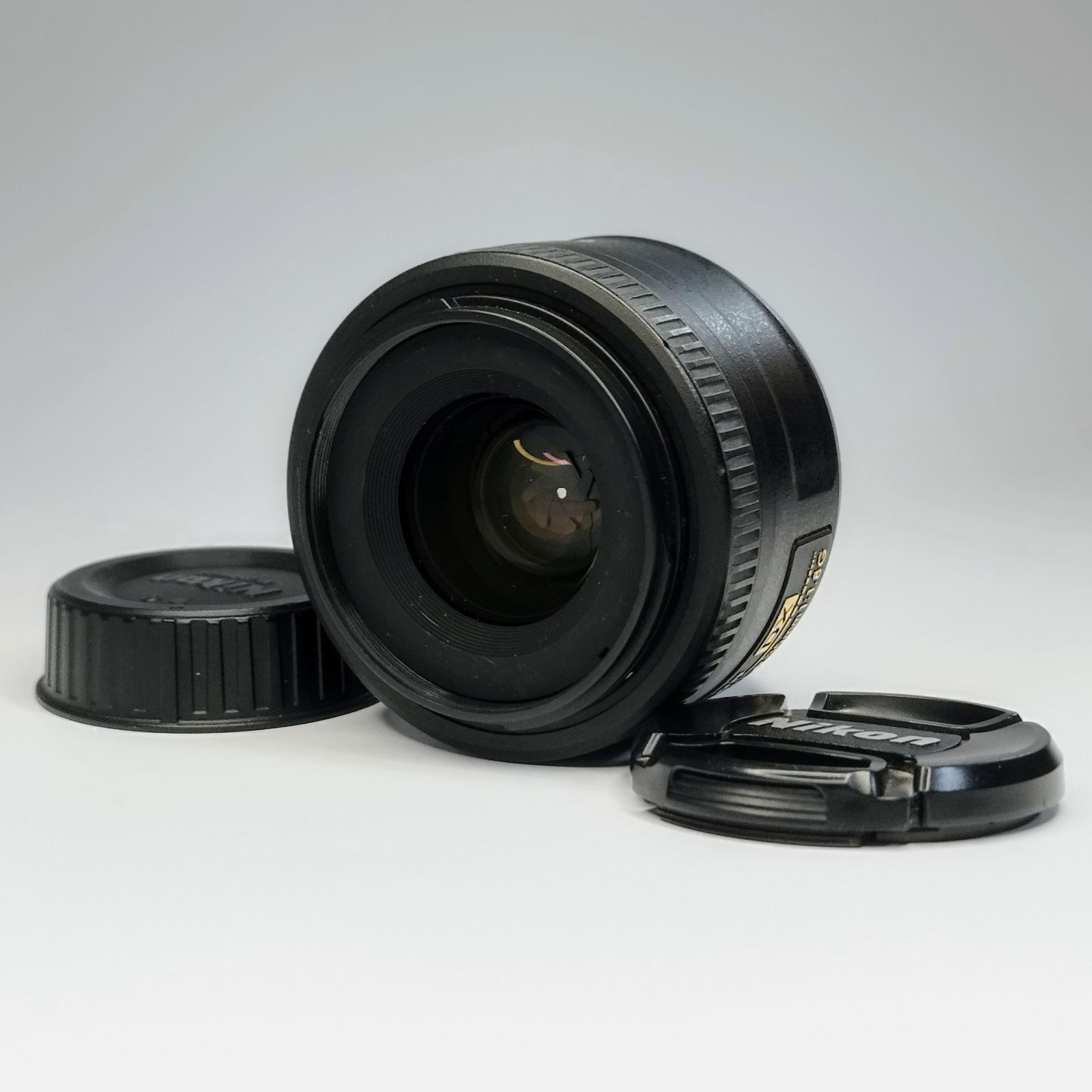 Nikon AF-S 35 mm F 1.8 G 単焦点レンズ カビ クモリなし フロント リアキャップ付