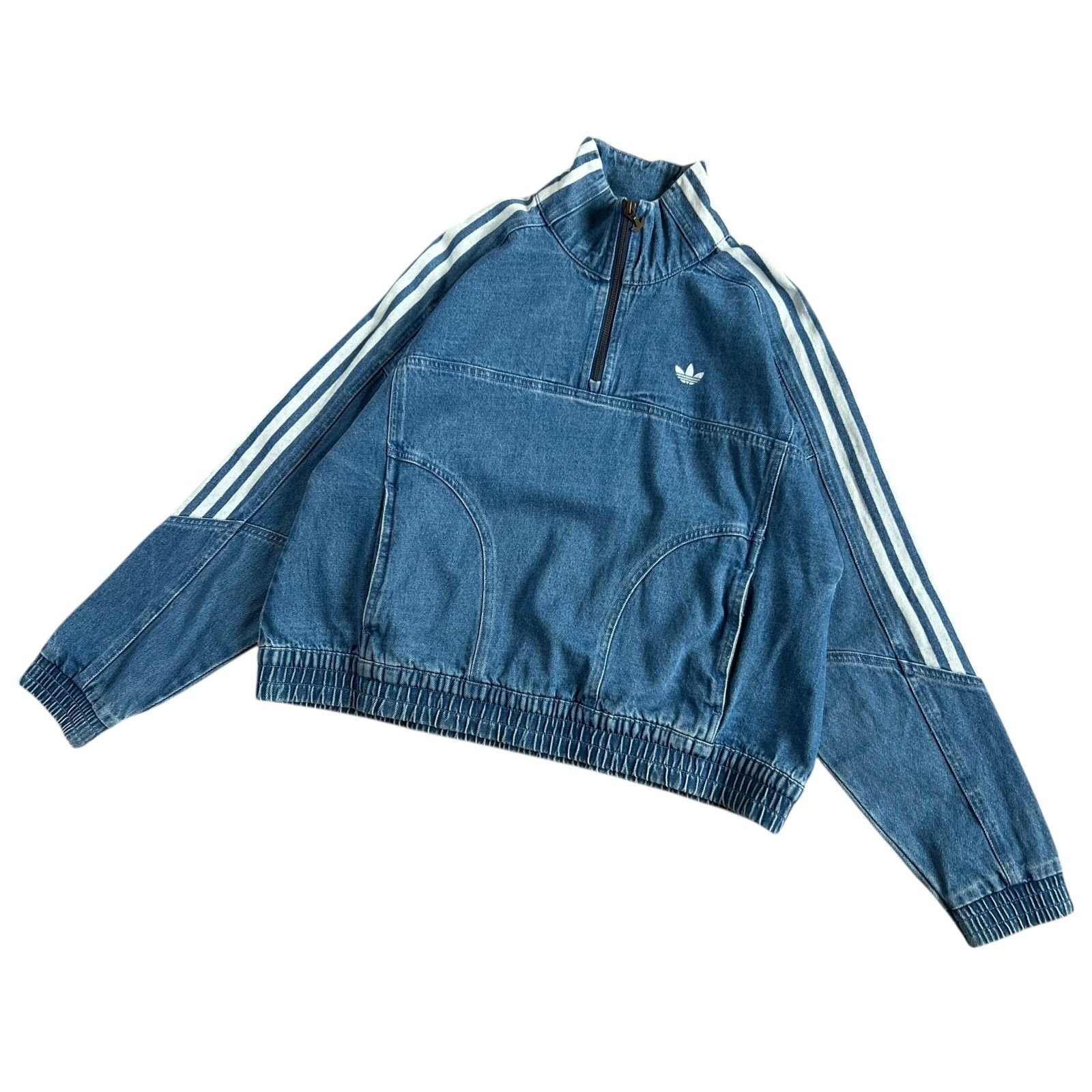 adidas Originals / アディダスオリジナルス ハーフジップ クロップド