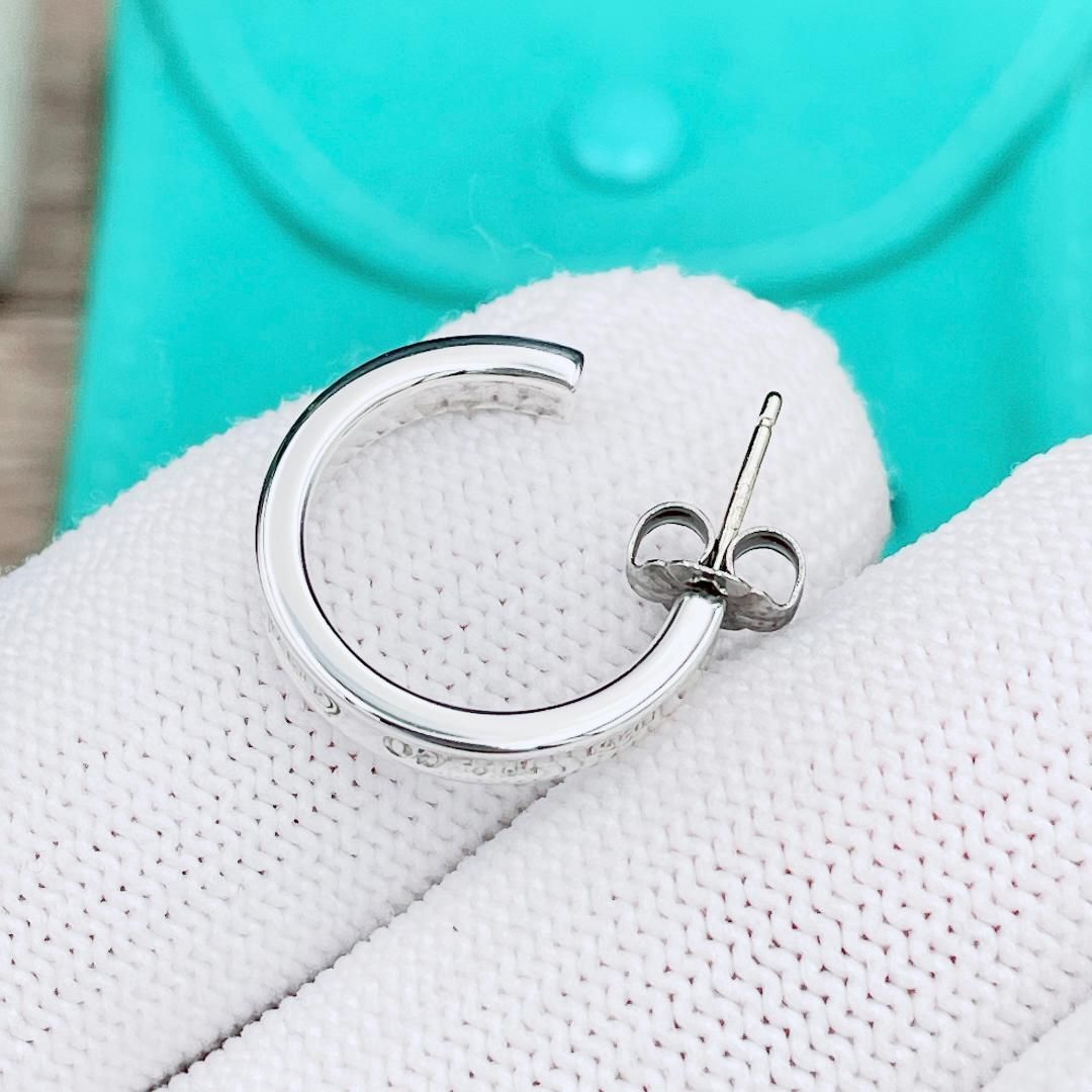 ◇ティファニー◇新品仕上済 Tiffany&Co. 1837 ナロー ピアス スモール