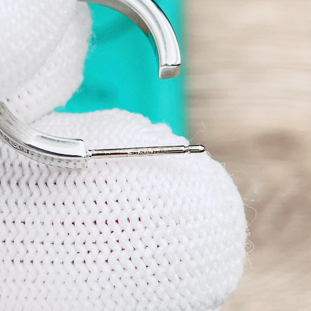 ◇ティファニー◇新品仕上済 Tiffany&Co. 1837 ナロー ピアス スモール