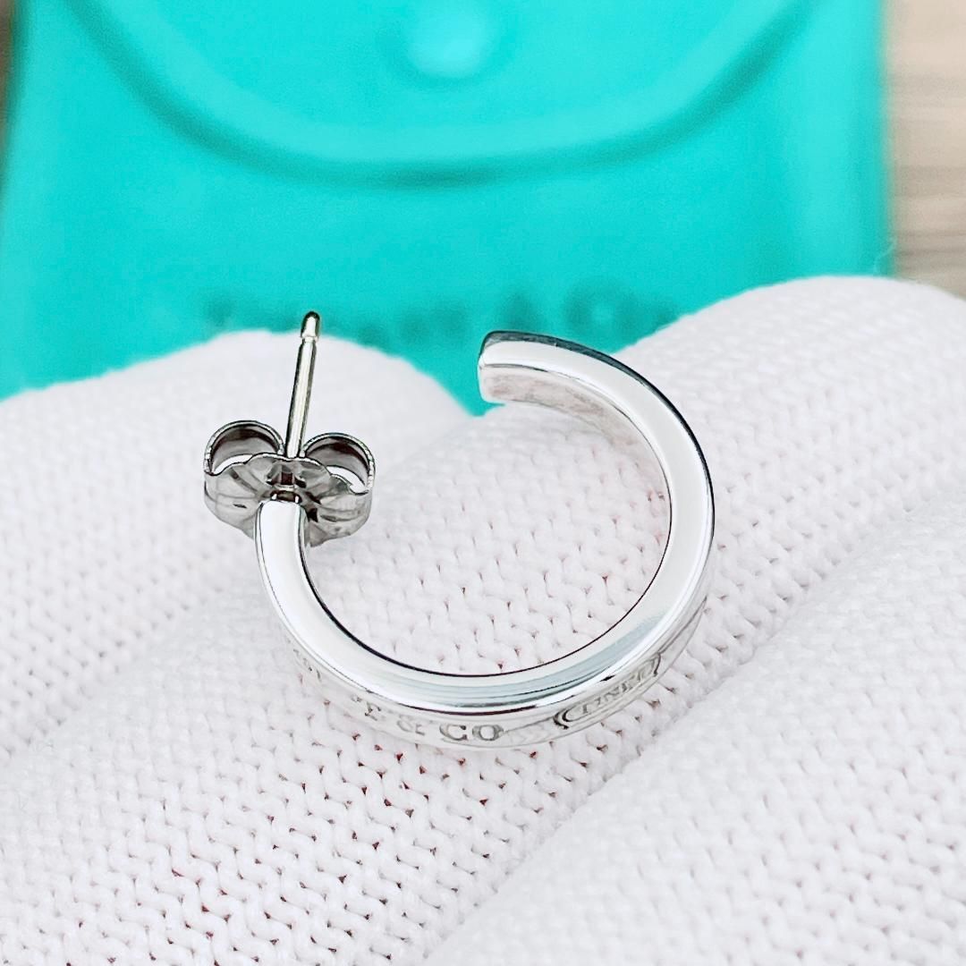 ◇ティファニー◇新品仕上済 Tiffany&Co. 1837 ナロー ピアス スモール