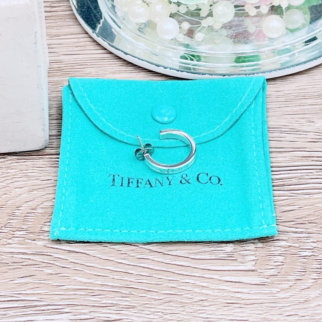 ◇ティファニー◇新品仕上済 Tiffany&Co. 1837 ナロー ピアス スモール