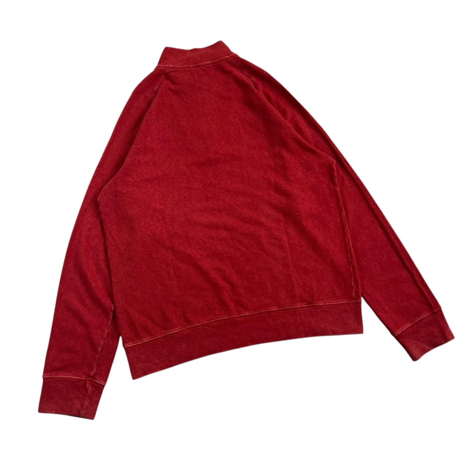 stone  ハーフジップ スウェット 赤 STONE ISLAND / ストーンアイランド 00s ハーフジップ ハイネック
