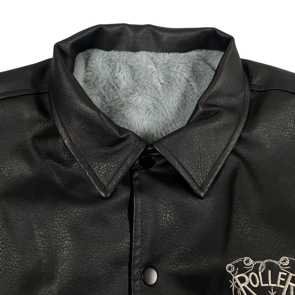 f*y様 ROLLER FAKE ローラーマガジンレザーコーチジャケット ROLLER FAKE LEATHER COACH JACKET – ROLLER magazine