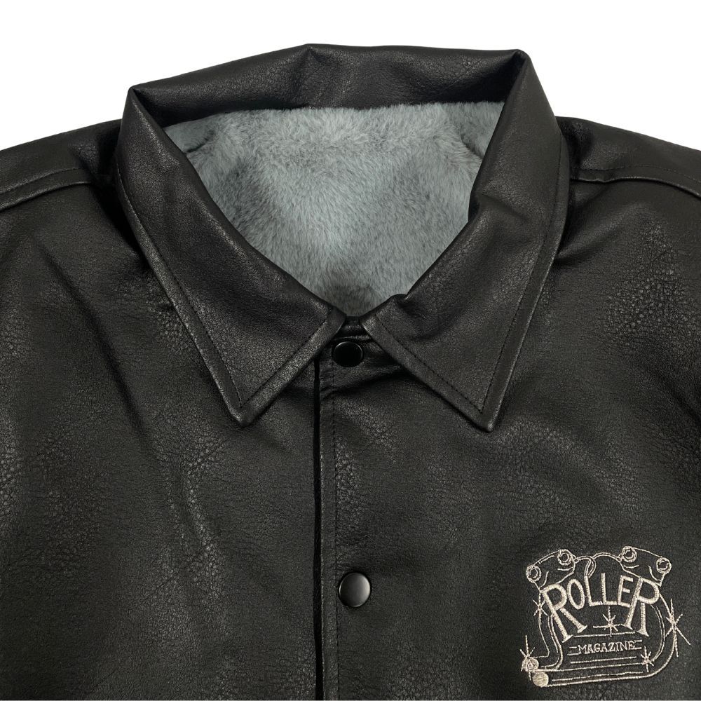 ローラーマガジン ROLLER FAKELEATHER COACH JACKET RIPPER FAKE LEATHER COACH JACKET – ROLLER magazine